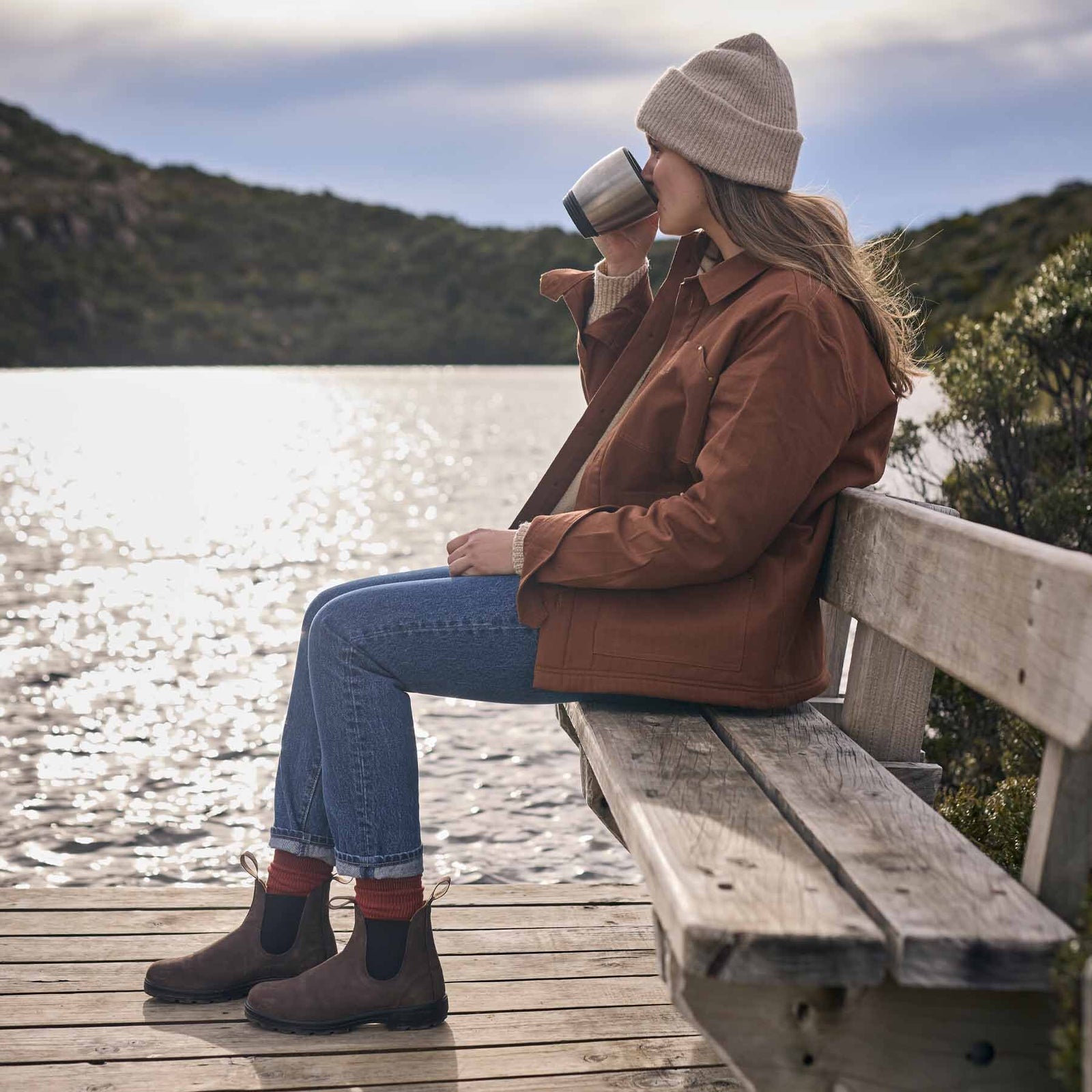 Blundstone 2345 Marrón | Botines de Nobuck | Unisex